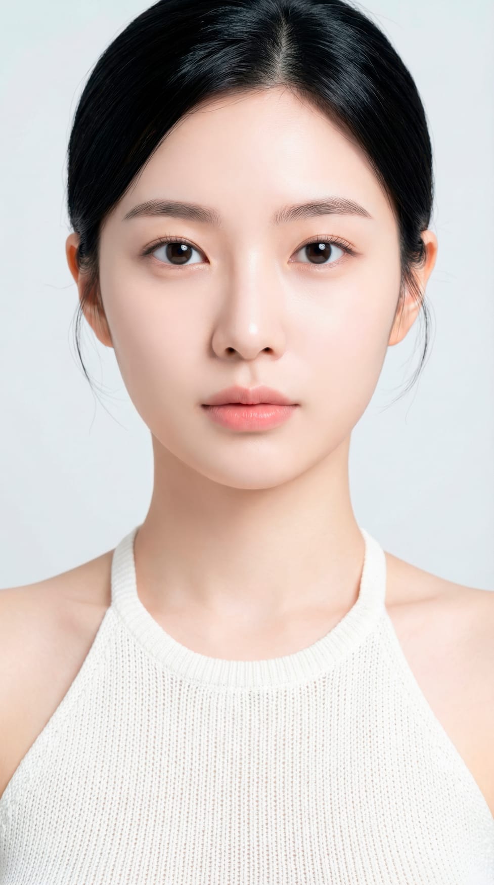 다미온의원 코성형 안내 이미지 — 모델 얼굴 정면